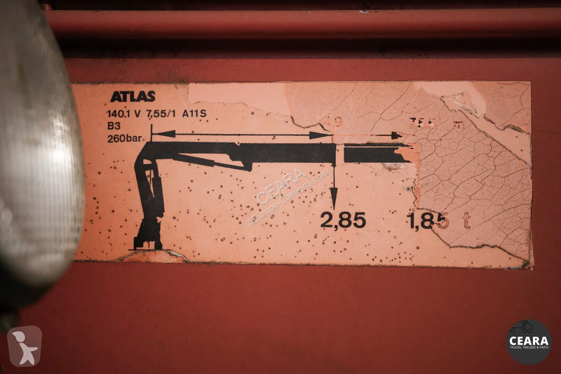 نصف مقطورة Langendorf ATLAS 140.1 steenoplegger...