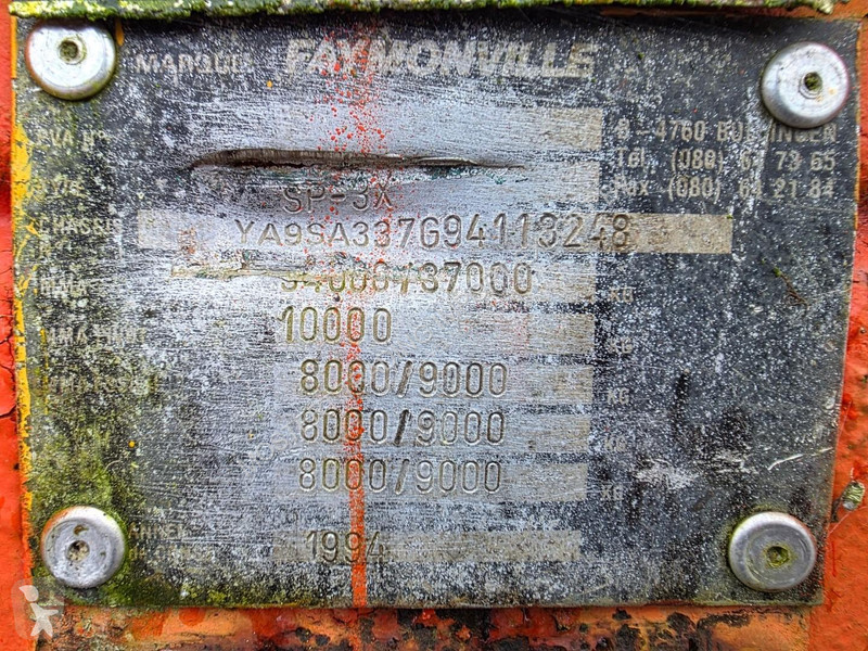 نصف مقطورة Faymonville SP-3X Faymonville Low...