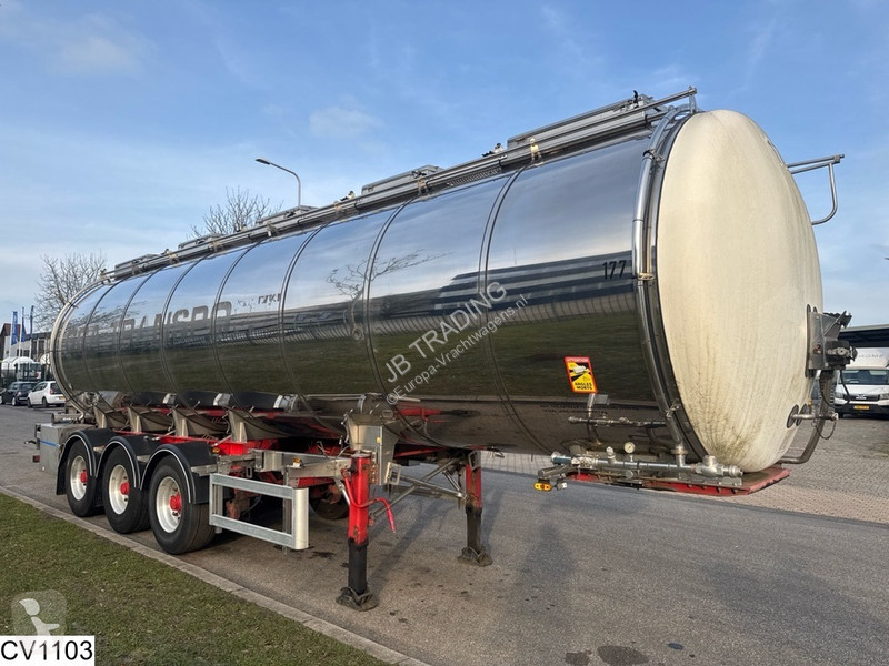 Félpótkocsi  Chemie 37.500 Liter, 1 Comp, Lift...