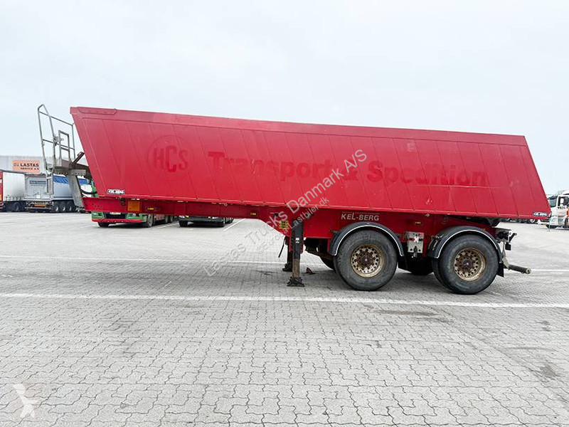 Sættevogn Kel-Berg City tipper / Alukastenmulde...