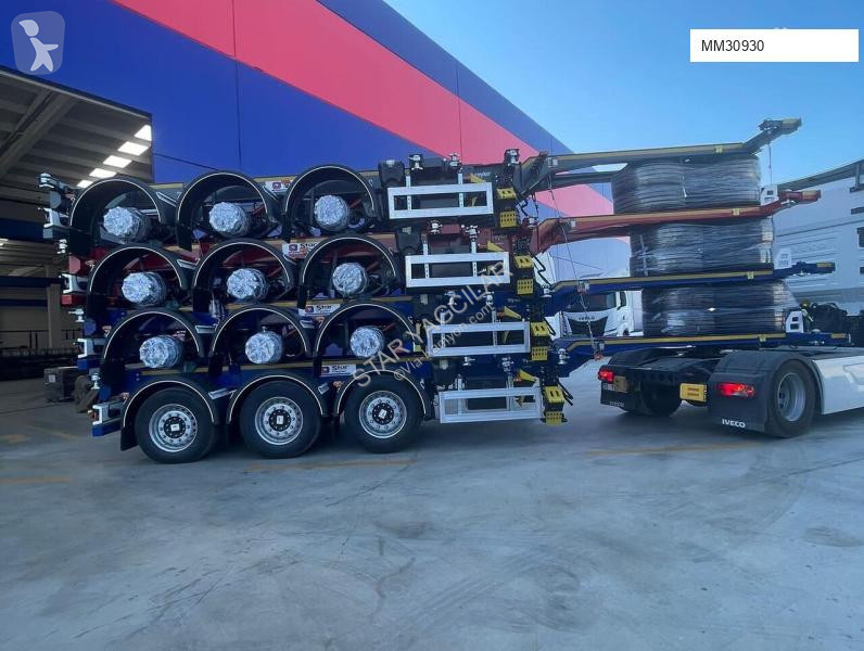 نصف مقطورة Star Extendable Container Carrier...