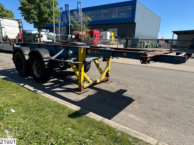 نصف مقطورة Van Hool Chassis 20 ft, Leaf spring