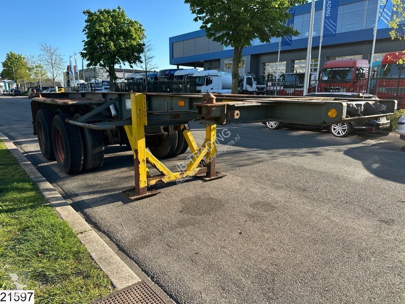 نصف مقطورة Van Hool Chassis 20 ft, Leaf spring
