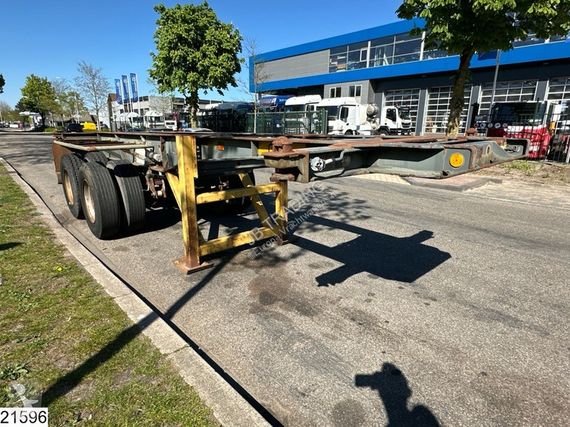 نصف مقطورة Van Hool Chassis 20 FT, Leaf spring