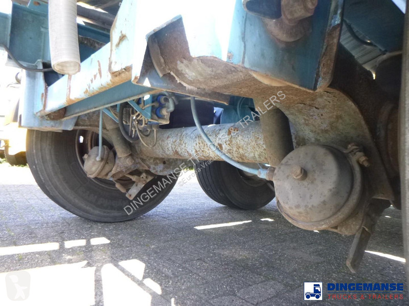Félpótkocsi Magyar Chemical tank inox L4BH 33.3...