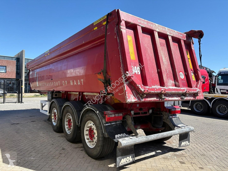 نصف مقطورة MOL 3x SAF + CHASSIS STEEL + BOX...