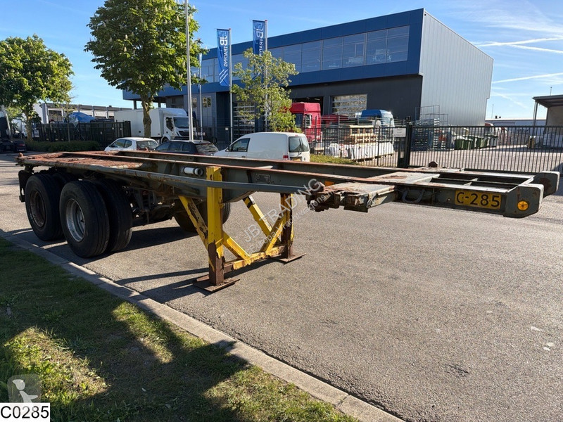 Sættevogn IWT Container 20 FT, Steel spring.