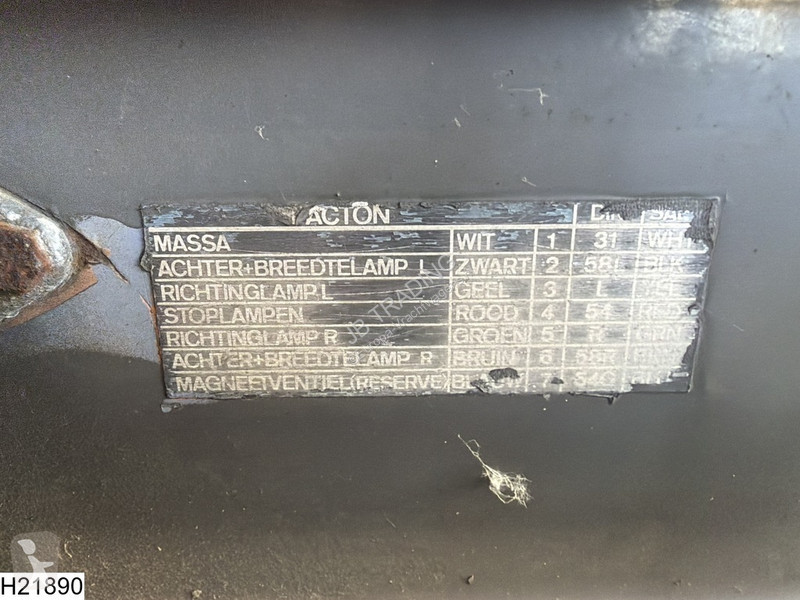 نصف مقطورة Pacton Container 20 FT, Steel...