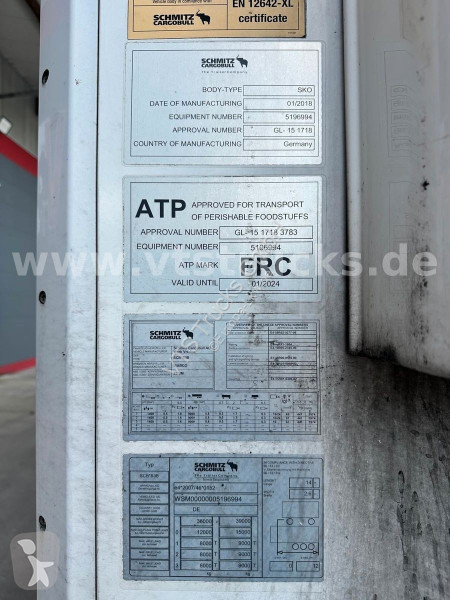 نصف مقطورة Schmitz Cargobull 24/L FP45 COOL...