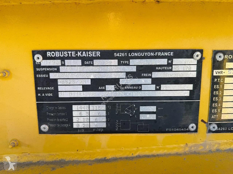 نصف مقطورة Kaiser S72B4P MET DOLLY