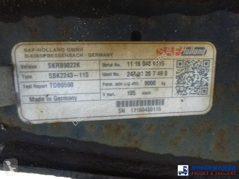 Oplegger Magyar Chemical tank inox L4BH 32.5 m3...