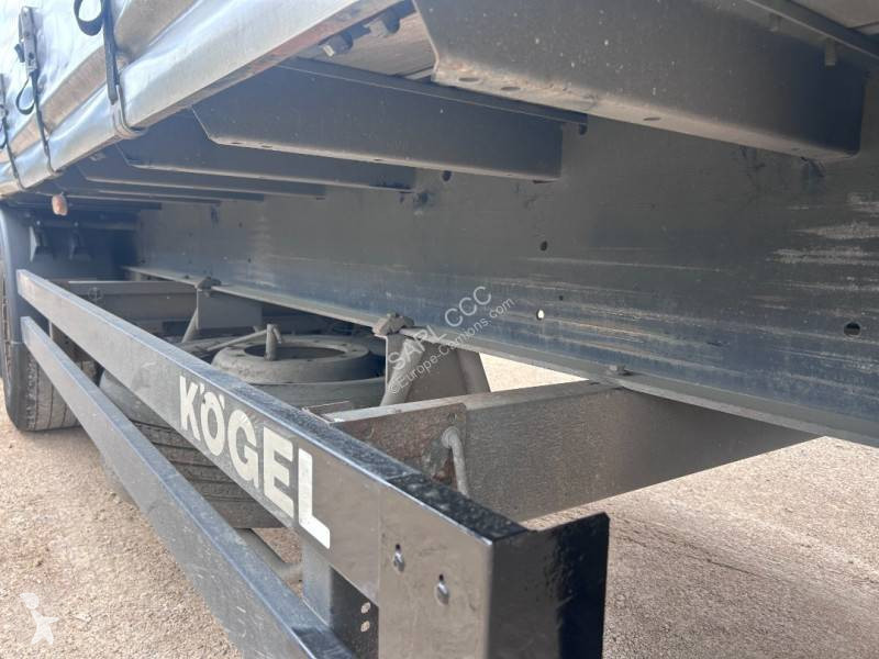 Semitrailer Kögel FT-270-QB ESSIEU RELEVABLE