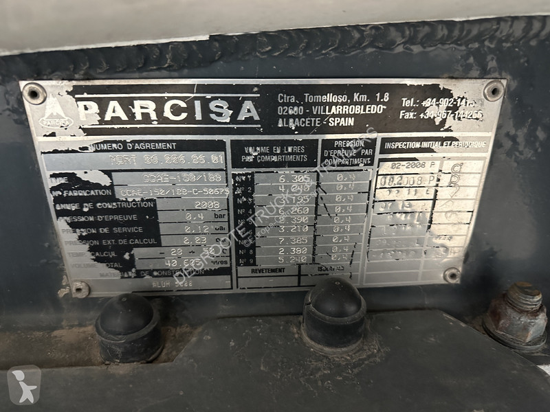 نصف مقطورة Parcisa Citerne 40000 L