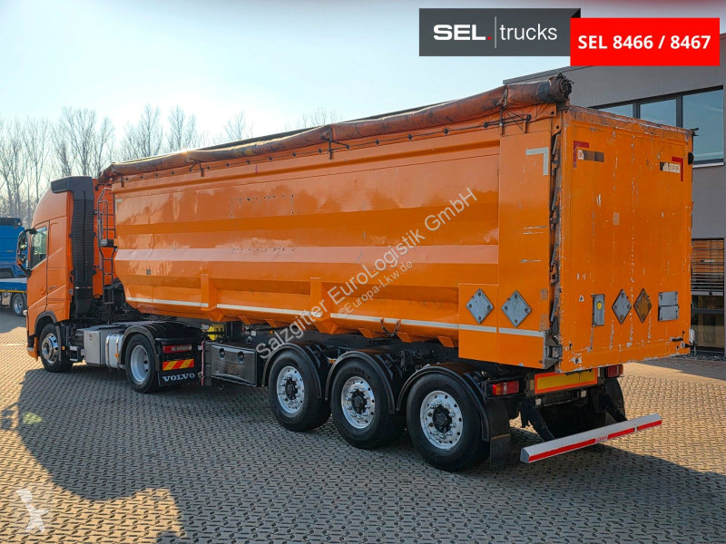 نصف مقطورة Kempf MULDE MIT KLAPPE!! / VOLVO 500...