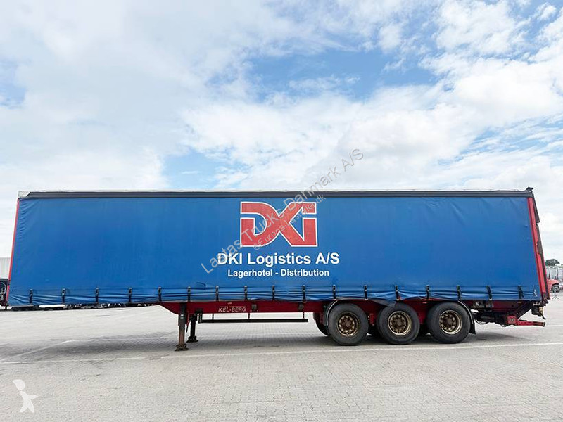 نصف مقطورة Kel-Berg 3 axle Curtainsider / 3...