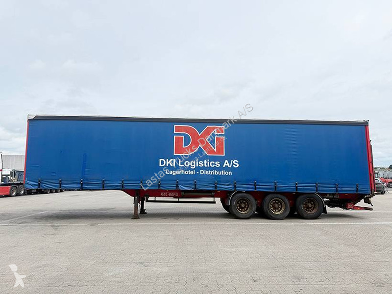 نصف مقطورة Kel-Berg Curtainsider / Planenauflieger