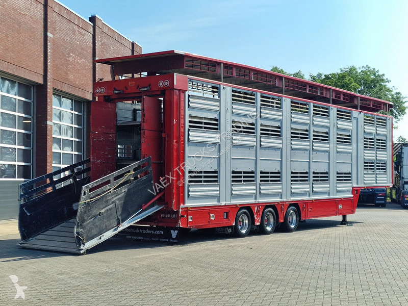 نصف مقطورة Finkl SAV35 - 3/3 deck livestock -...