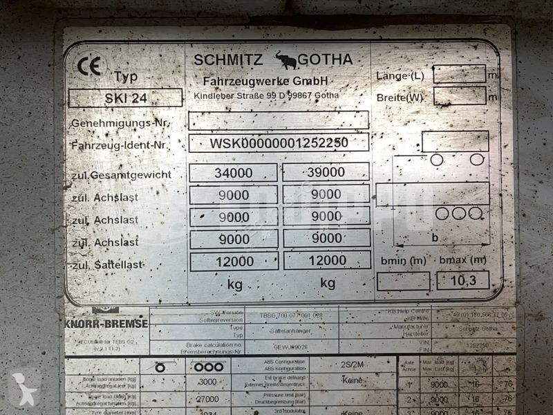 Semirremolque Schmidt SKI 24