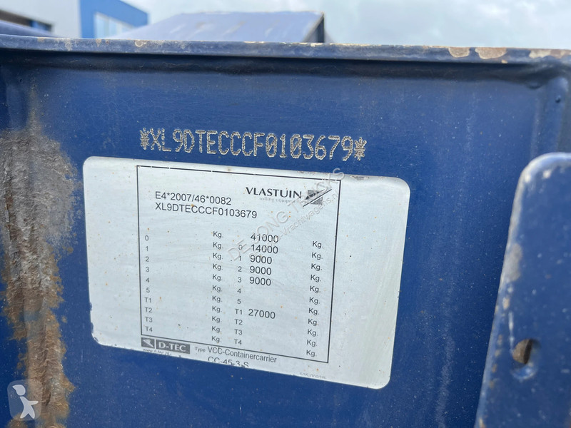 نصف مقطورة D-TEC VCC 45 FT Container Chassis /...