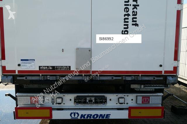 Semi remorque Krone SD, Palettenkasten, Rungen,...