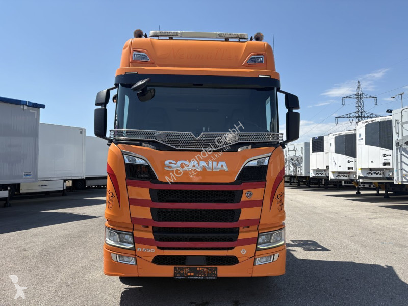 جرار Scania R650 V8, 6x2, E6, Leder, Penz-Crane...