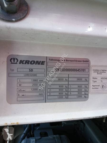 نصف مقطورة Krone Centinato con porta coils