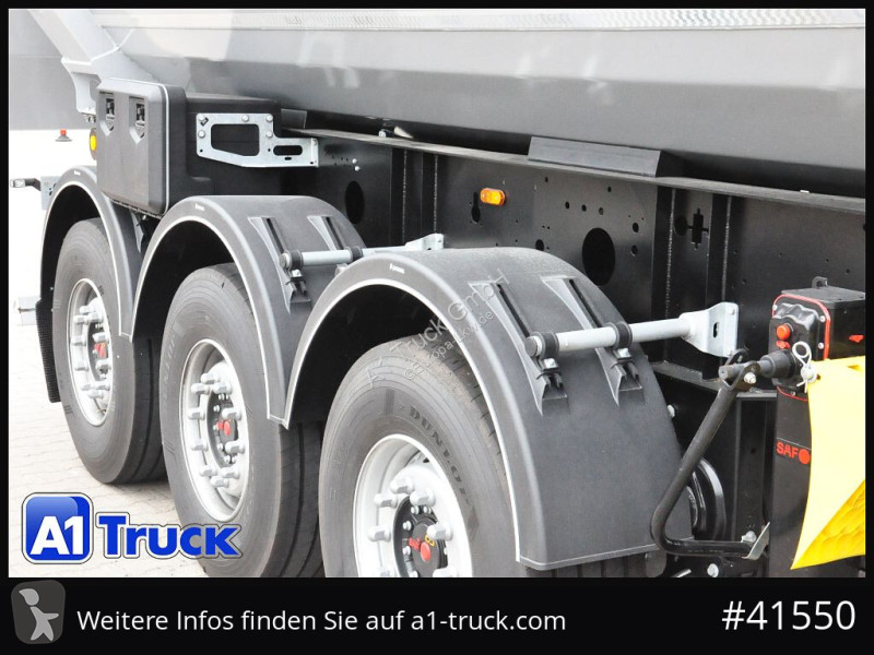 نصف مقطورة Reisch Steelpipe-R 26m³ NEU Stahl...