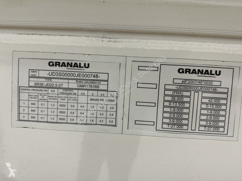 نصف مقطورة Granalu 56 cub in alu*