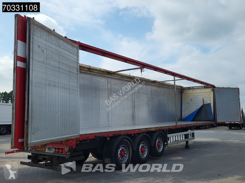 نصف مقطورة Knapen K600 Side Doors 10MM Lift Axle