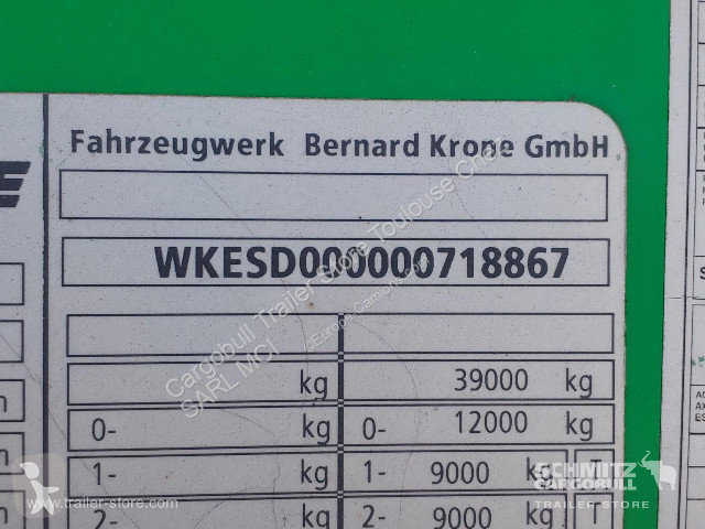 Semi remorque Krone Semitrailer Curtainsider...