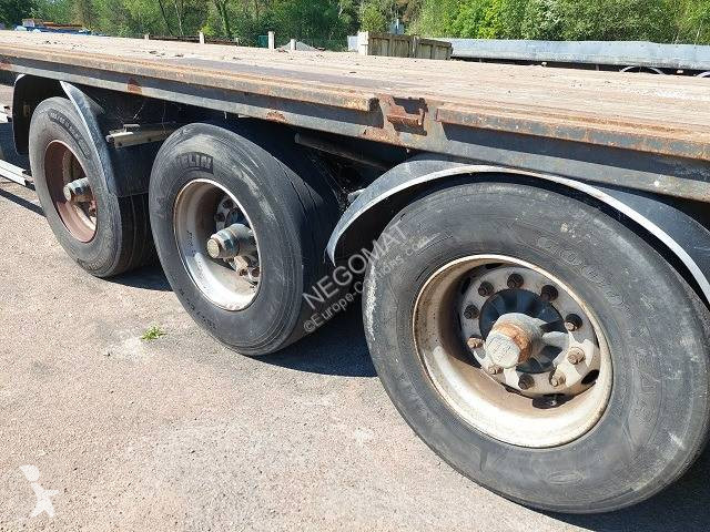 نصف مقطورة Trouillet SREM Plateau 3 ESSIEUX