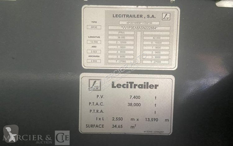 Semi remorque Lecitrailer