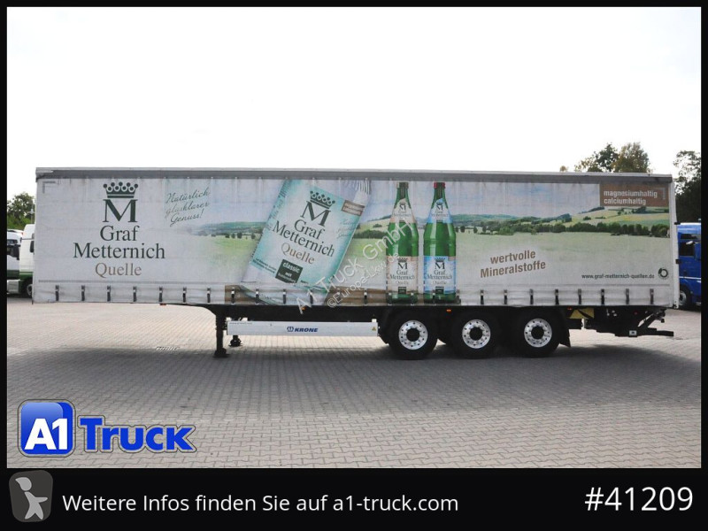 Semitrailer Krone SD, Getränke, Safe Curtain,...