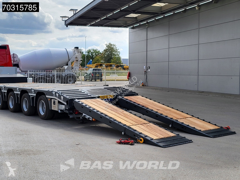 نصف مقطورة  NKTL4 NEW Lift + 2xSteering Axle Ramps