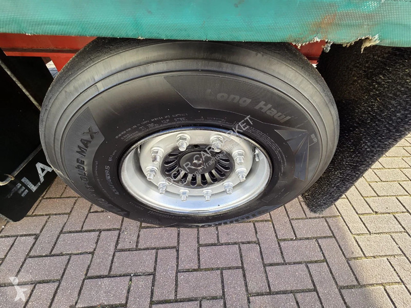 نصف مقطورة LAG 3 axle curtain trailers saf axles