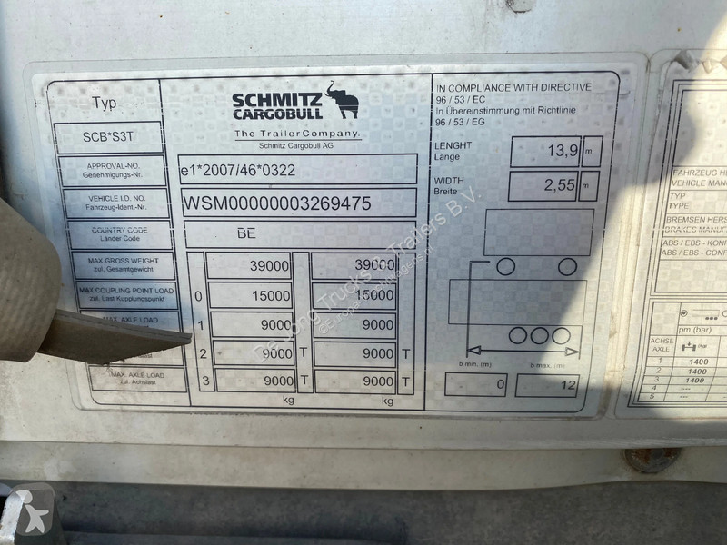 نصف مقطورة Schmitz Cargobull SCB*S3T / Coil /...