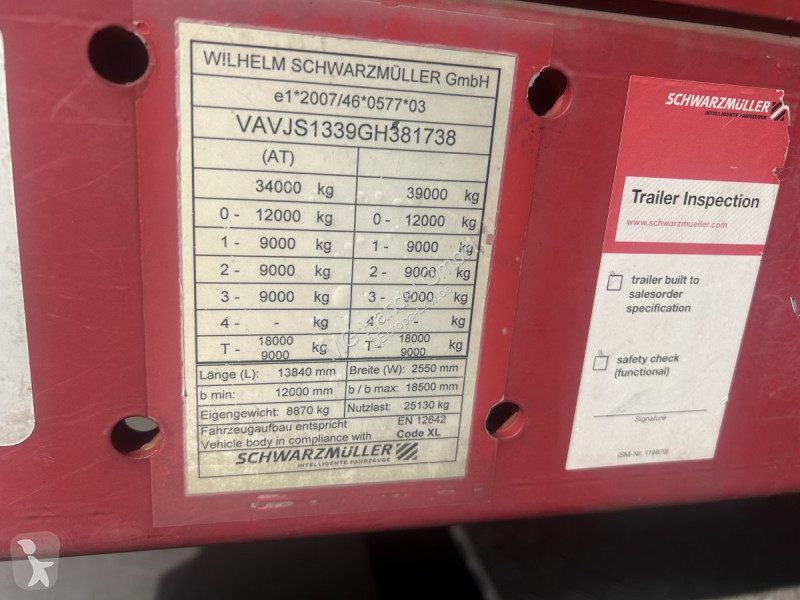 Semirremolque Schwarzmüller Spezialauflieger...