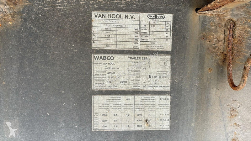 Semirremolque Van Hool 3B2011 (HOLLAND TRAILER...