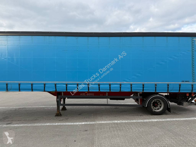 Kel-Berg 1 axle Curtainsider / Planenauflieger...
