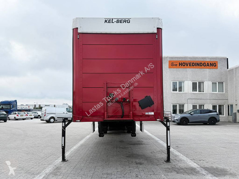 Kel-Berg 2 axle Link Curtain trailer /...