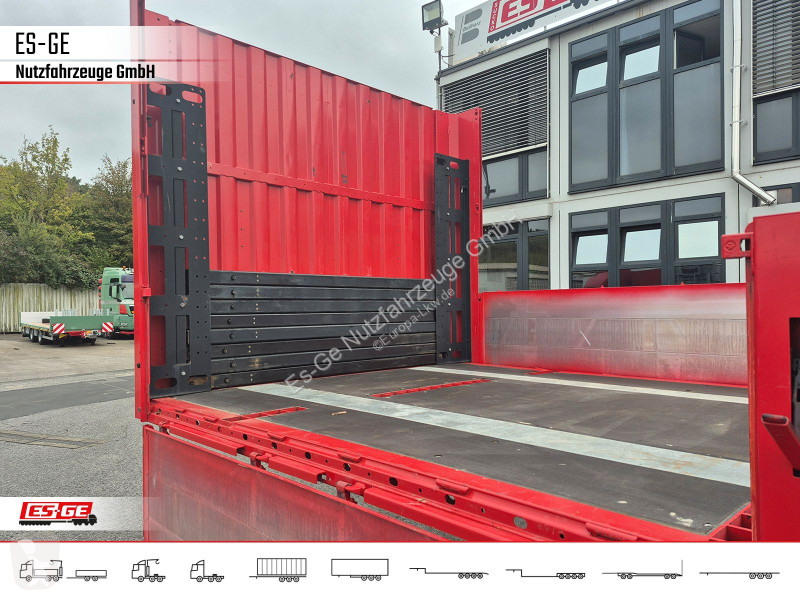 Návěs Kögel Multi Chassis, verstärkt, Bordwände