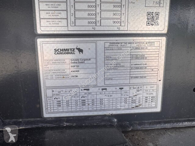 Semirremolque Schmitz Cargobull Cargobull GOTHA...