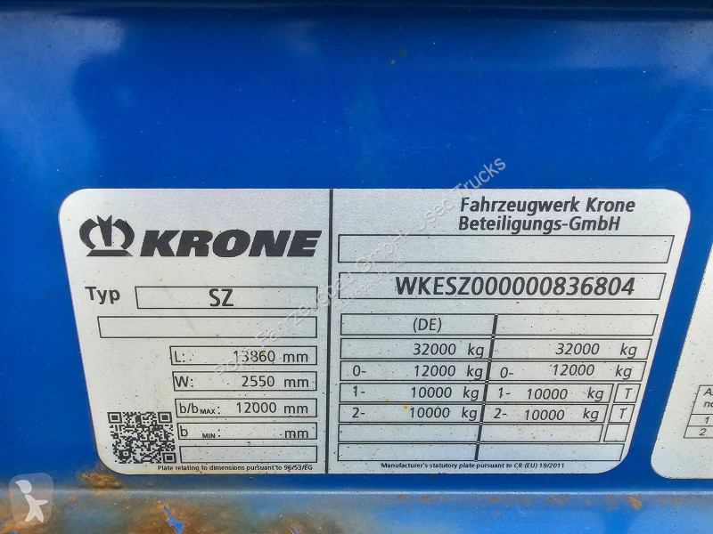 Полуприцеп Krone SZ* Mega, Curtaisider,...
