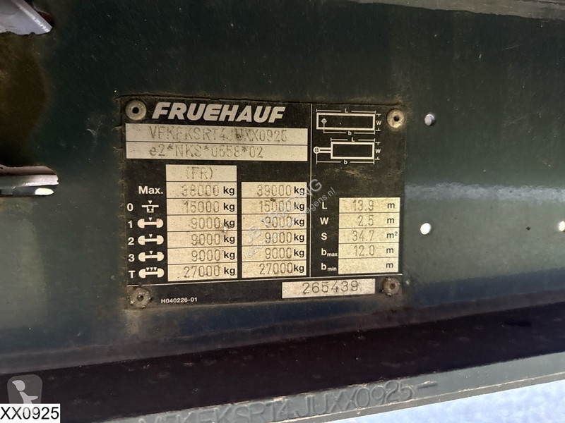 Полуприцеп Fruehauf Tautliner