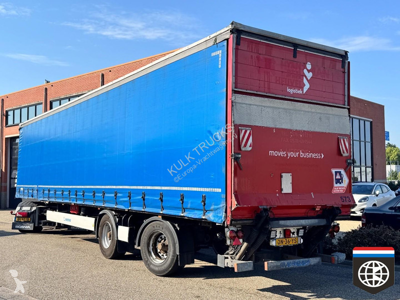 نصف مقطورة Krone Lift and steering axle - Tail...