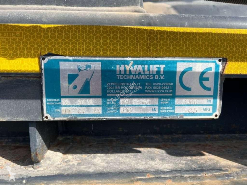Semirimorchio TecnoKar Trailers SCARRABILE CON GRU