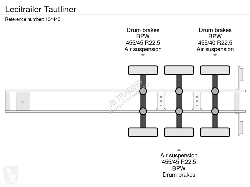 Lecitrailer Tautliner semi-trailer
