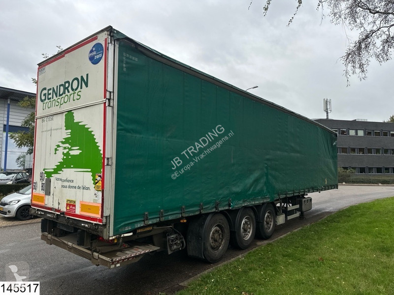نصف مقطورة Lecitrailer Tautliner Lift Axle,...