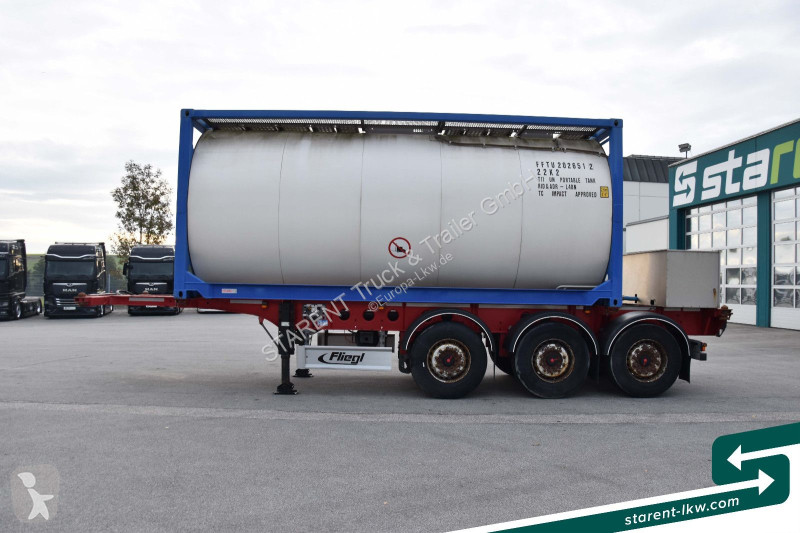 نصف مقطورة Fliegl Containerchassis light +...