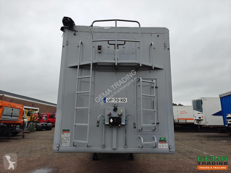Kraker trailers 92m³ Walking floor - Galvanized...